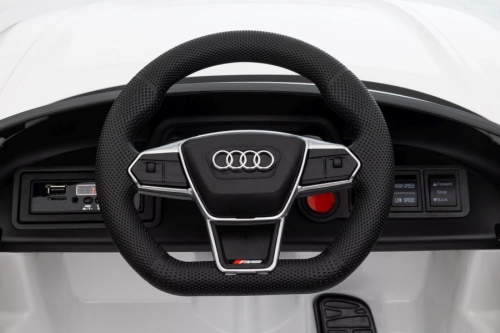 Elektriskā sporta automašīna bērniem Audi E-Tron GT QLS-6888 White