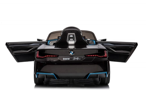 Elektriskā sporta automašīna bērniem BMW I4 Black