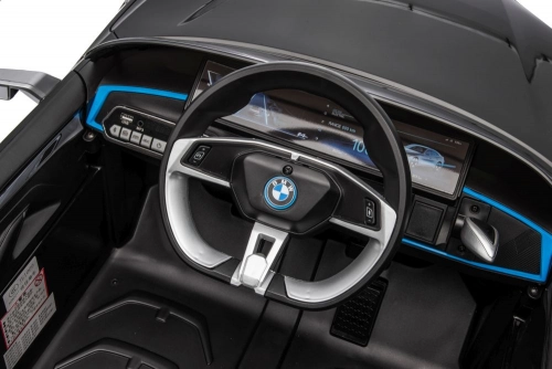 Elektriskā sporta automašīna bērniem BMW I4 Black