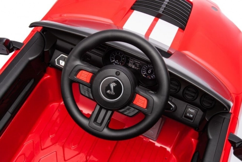 Электрический спортивный автомобиль для детей Ford Mustang GT500 Shelby Red