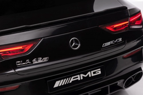 Электрический спортивный автомобиль для детей Mercedes CLA 45s AMG Black Painted