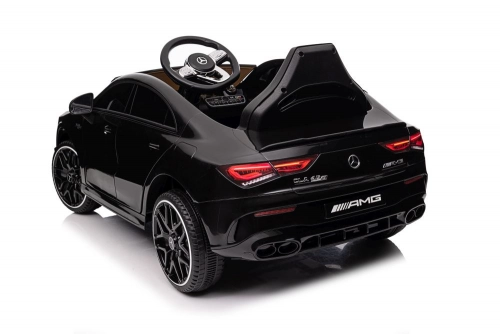 Электрический спортивный автомобиль для детей Mercedes CLA 45s AMG Black Painted