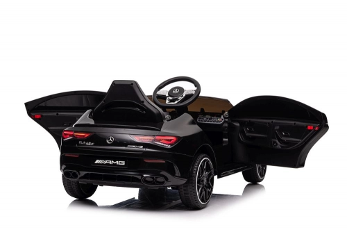 Электрический спортивный автомобиль для детей Mercedes CLA 45s AMG Black Painted