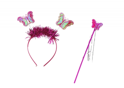 Fairy Costume Butterfly Disguise Dark Pink Wings Costume