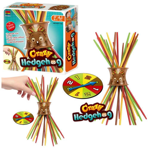 Family Arcade Game Crazy Hedgehog Checkers Shield