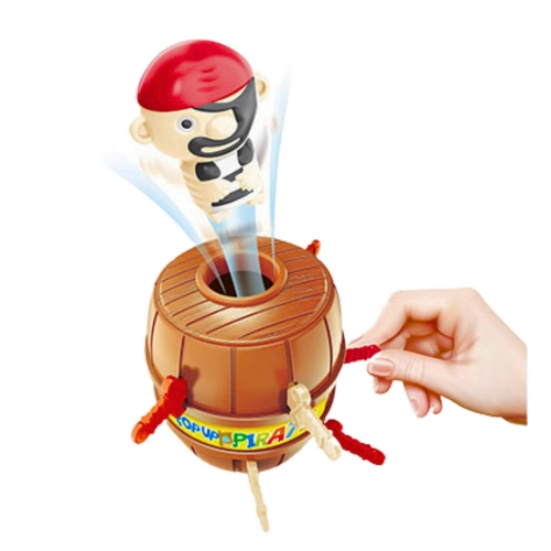 Family Arcade Game Jumping Pirate Barrel Swords
