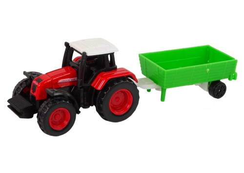 Farm Set Tractor Trailer Cow 1:64