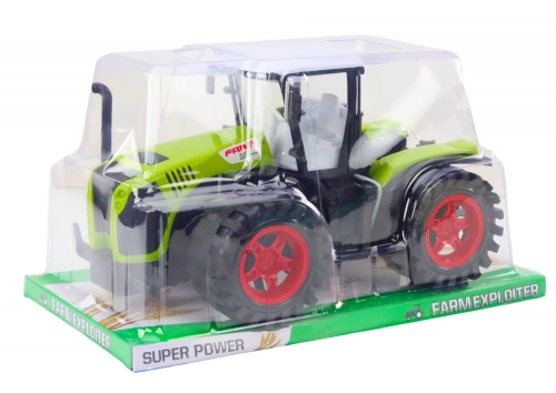 Farm Tractor Large Friction Drive Green Agricultural Vehicle