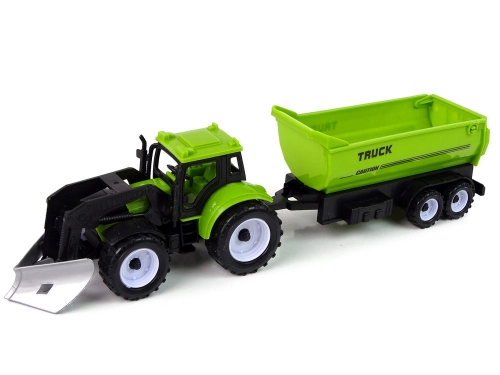 Farm Vehicle Set Tractors Tanker Trailer