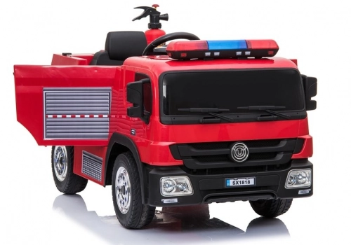 Детский электромобиль Пожарная машина Red