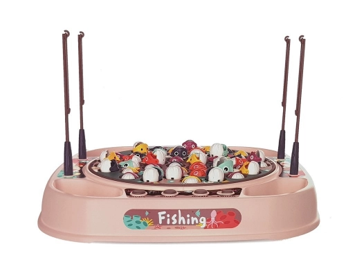 Fish Catching Set Arcade Game Pink