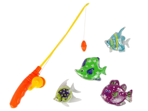 Fishing Game Fish Set  Fish + Fishing Rod