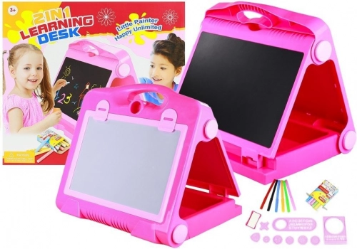 Foldable 2in1 Blackboard - Chalk & Marker