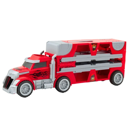 Folding Truck Set with Race Track 6 Cars