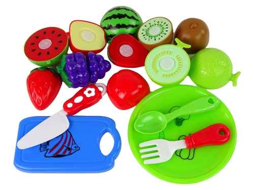 Fruit set for slicing 6 fruits