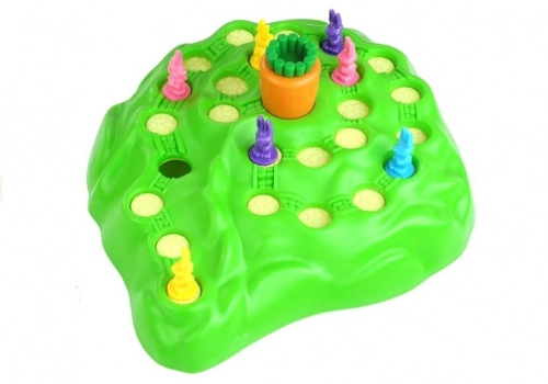 Funny Bunny Family Game - 3D, 4 players rabbit race game