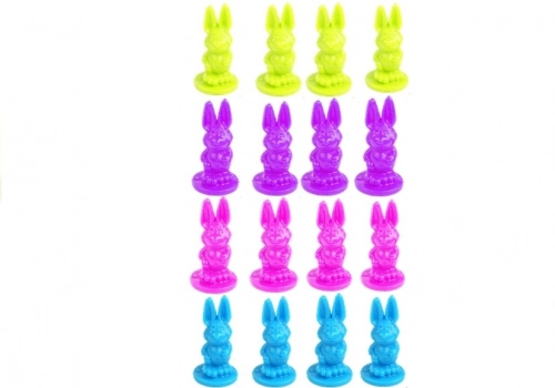 Funny Bunny Family Game - 3D, 4 players rabbit race game