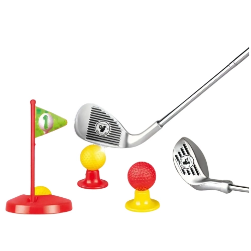 Golf Set for Kids Clubs Balls Flags Coasters 48pcs