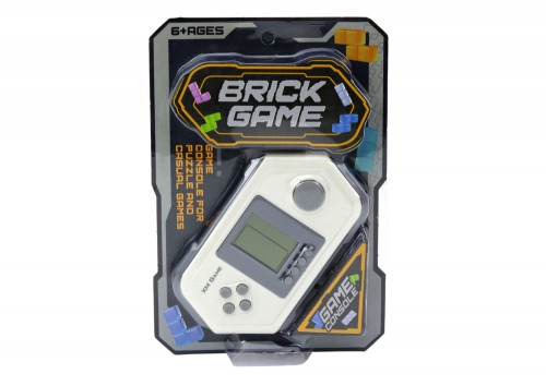 GraTetris Brick Game Electronic Console Gray - White