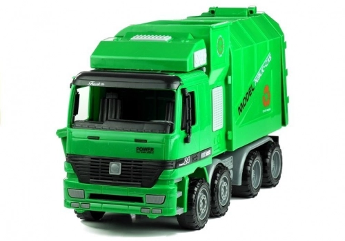 Green Garbage Remover Big Opening Assembly Container
