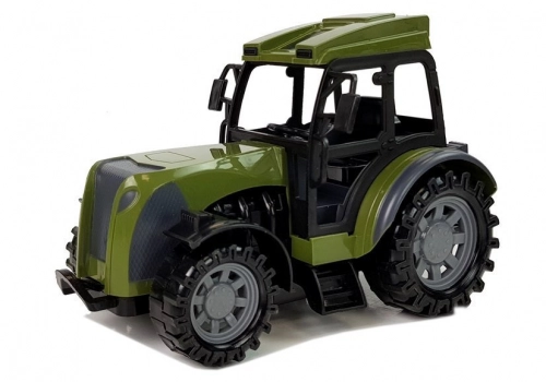 Green Tractor with Wood Bale Trailer 2.4G Remote Controlled