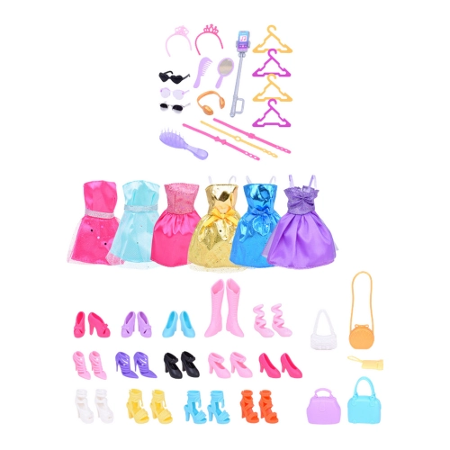 Großes Modeset Anlily Collection Puppenkleider Zubehör 65-tlg.