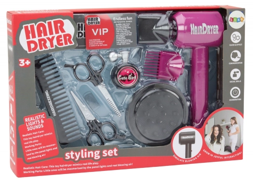 Hairdressing Set Beauty Salon Hairdresser Dryer 10 pieces.