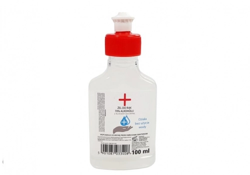 Hand Disinfection Gel with Alcohol 70% 100ml