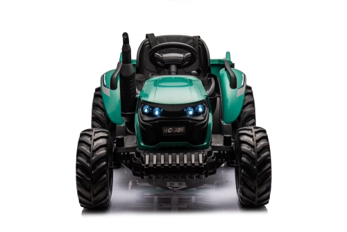 Детский электротрактор с прицепом HC-306 Dark Green