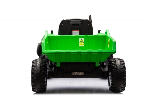 Детский электротрактор с прицепом HC-306 Light Green