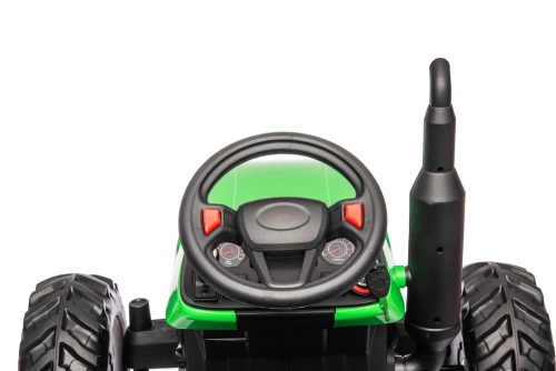 Детский электротрактор с прицепом HC-306 Light Green