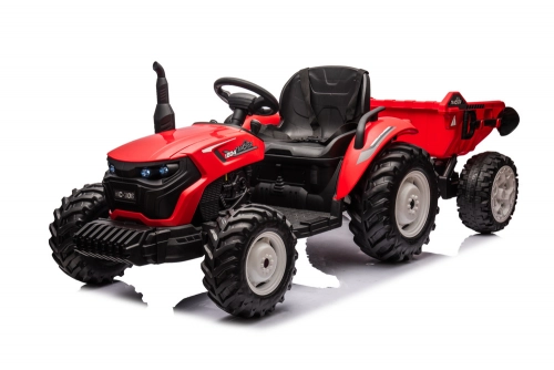 Bērnu elektriskais traktors ar piekabi HC-306 Red