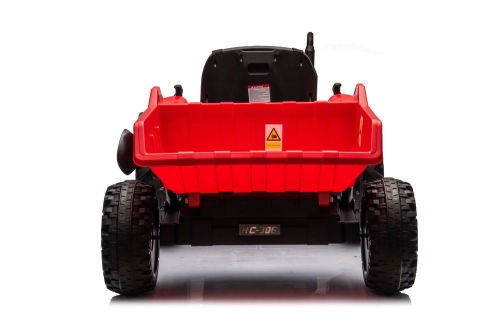 Bērnu elektriskais traktors ar piekabi HC-306 Red