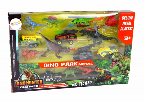 Helicopter Dinosaurs Vehicle Set 8 Colorful Pcs