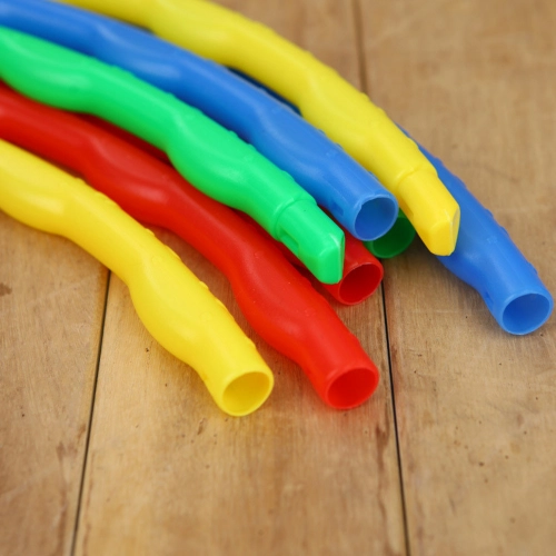 Hula Hoop With Studs For Exercises Fun Foldable Colorful 8pcs