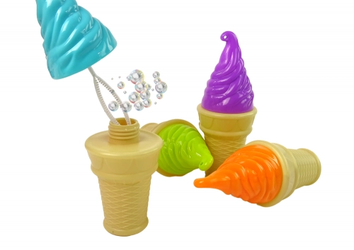 Ice-cream Soap Bubbles 4 Colours 80ml