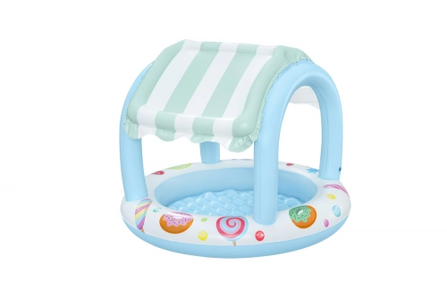 Inflatable Garden Pool with Cover Bestway Pool 52638 104cm