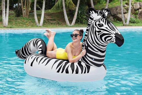 Inflatable mattress Zebra LED 254 x 142 cm Bestway 41406