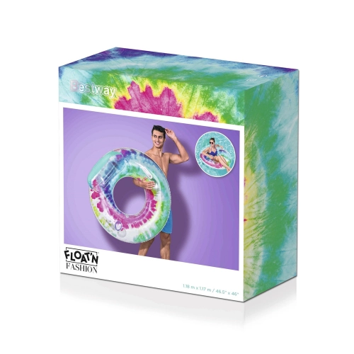 Inflatable Swimming Ring Tie Dye 118 cm  Bestway 43637