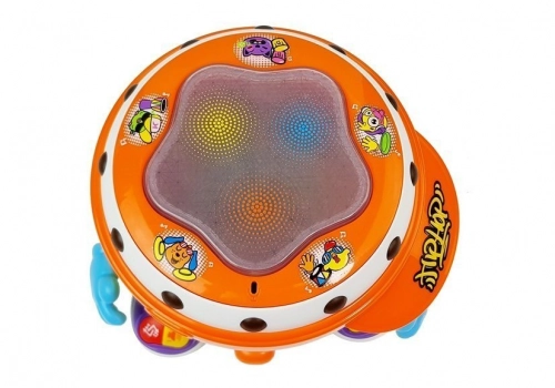 Interactive Drum for Batteries Lit and Playing