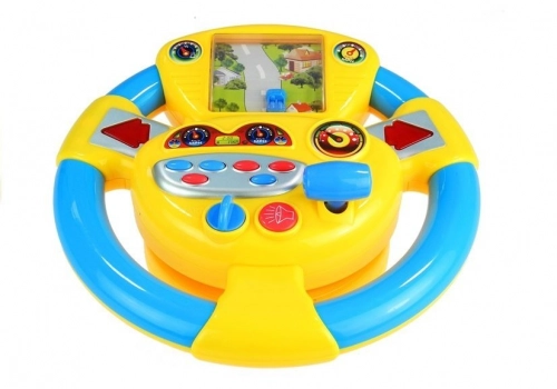 Interactive Steering Wheel For Kiddie Sounds
