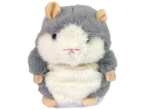 Interactive Talking Hamster Brown Plush Repeating Words