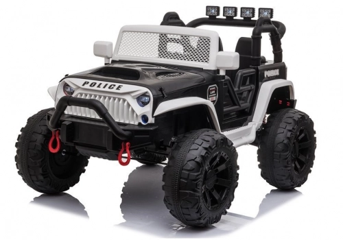 Двухместный детский электромобиль JC666 Police Black
