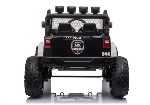 Двухместный детский электромобиль JC666 Police Black