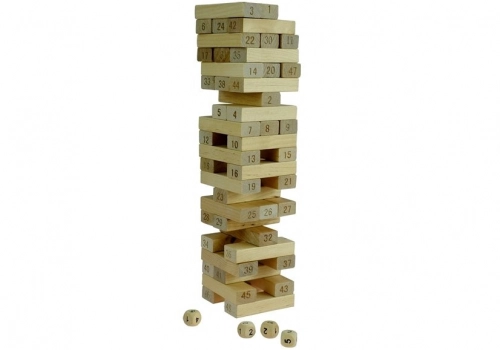 Jenga Game Wooden Tower Don't Destroy!