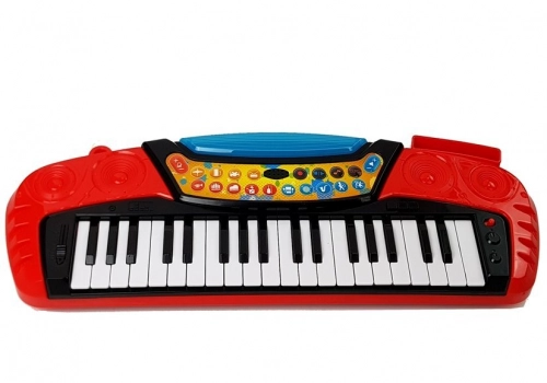 Keyboard Stand Chair 37 Keys Red