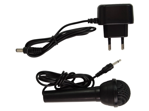 Keyboard with Microphone Musical Instrument Black