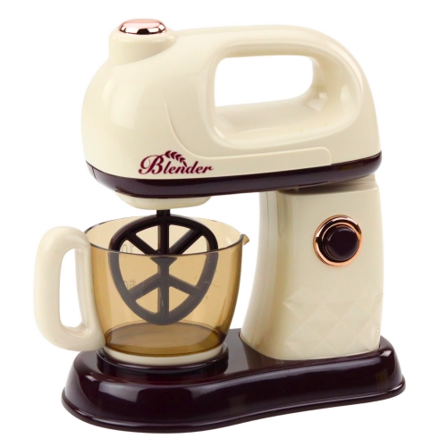 Kitchen Mixer Robot For Kids Rotating 360° Head Lights White