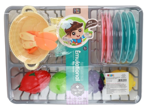 Kitchen Set Crockery Vegetables For Cutting 21 Pieces. Accessories