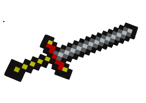 Knight Set Sword Foam Shield Pixel Theme